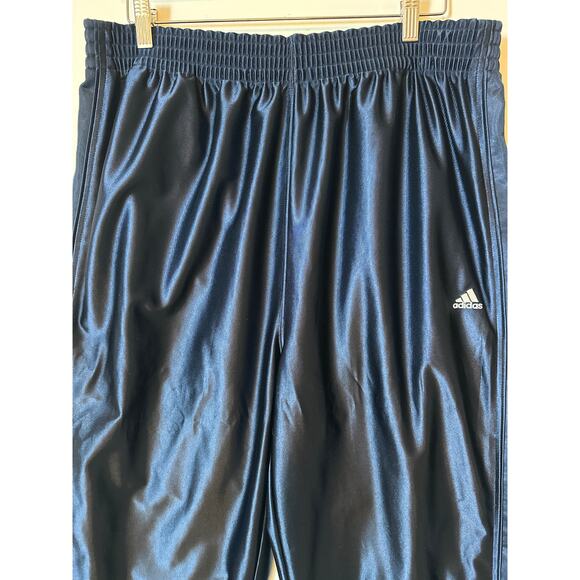 Adidas Y2K Vintage Snap Leg Breakaway Soccer Track Pants Blue Size XL - Picture 4 of 12